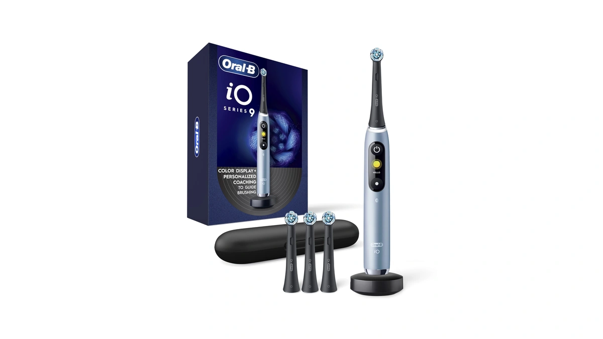 Oral-b Io Series 9 Electric Toothbrush With 4 Brush Heads,