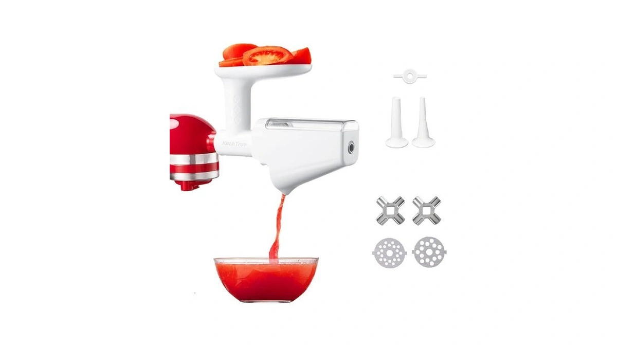 Kitchtree Fruit & Vegetable Strainer Attachment Set For Kitchenaid -