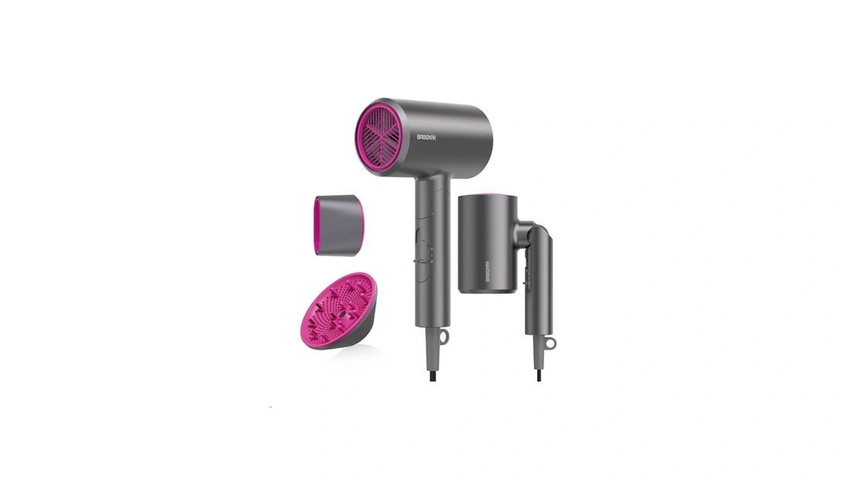 Babonir Hair Dryer With Diffuser For Women, 1875w Fast Drying