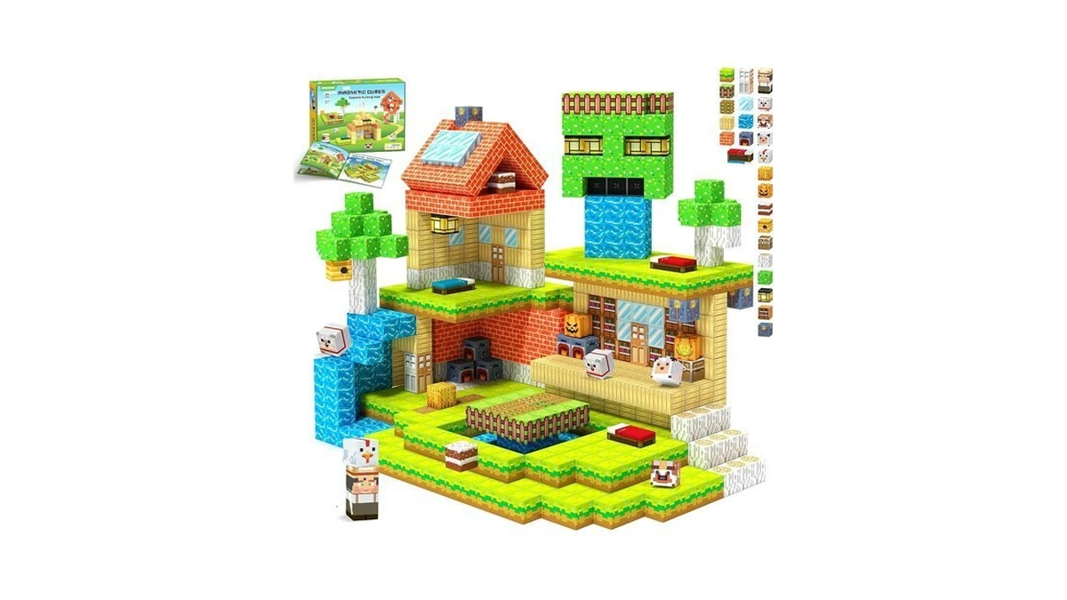 Magnetic Blocks,birthday Gift Toys For 3 4 5 6 7