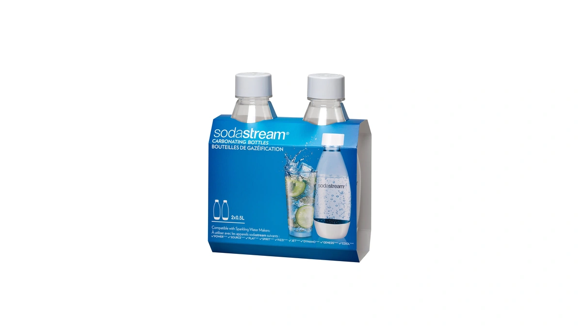 Sodastream White Carbonating Bottle 0.5l