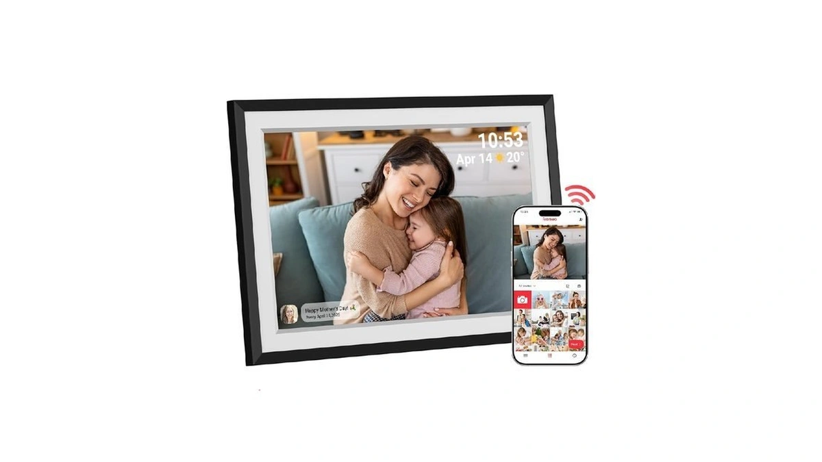 Frameo Digital Picture Frame – 10.1 Inch Smart Wi-fi Photo