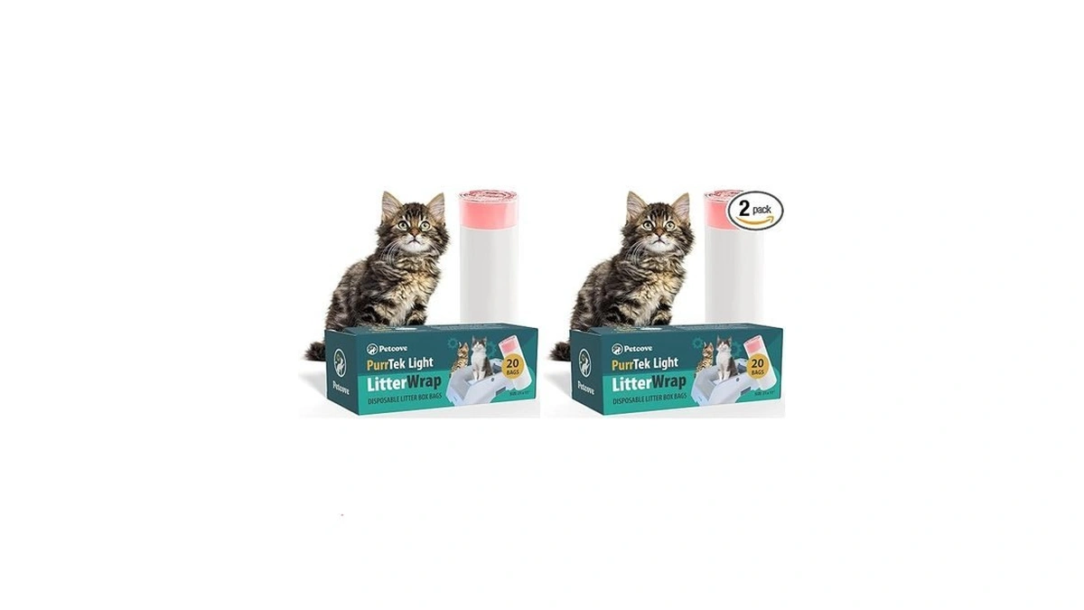Purrtek Light Cat Litter Box Liners β Litterwrap Drawstring Bags