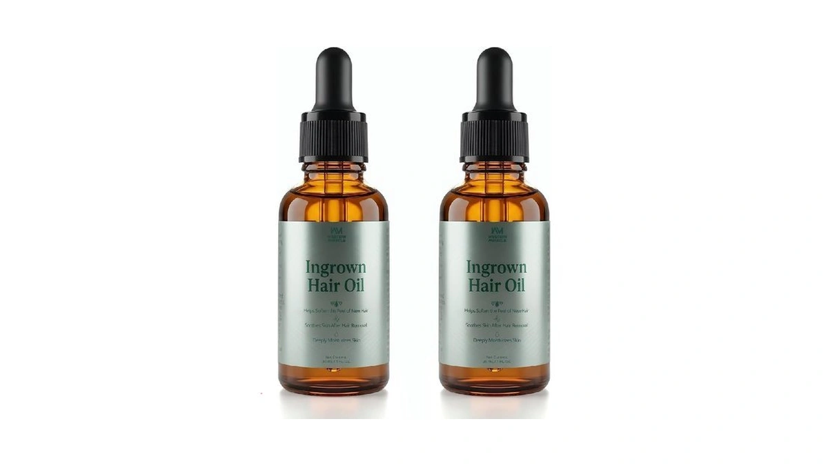 Ingrown Hair Treatment Oil For Women & Men, Soothes Razor