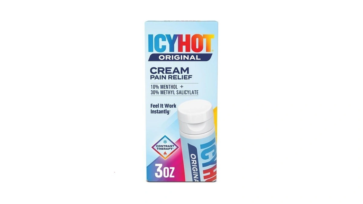 Icy Hot Original Pain Relief Cream, Fast-acting Pain Relief With