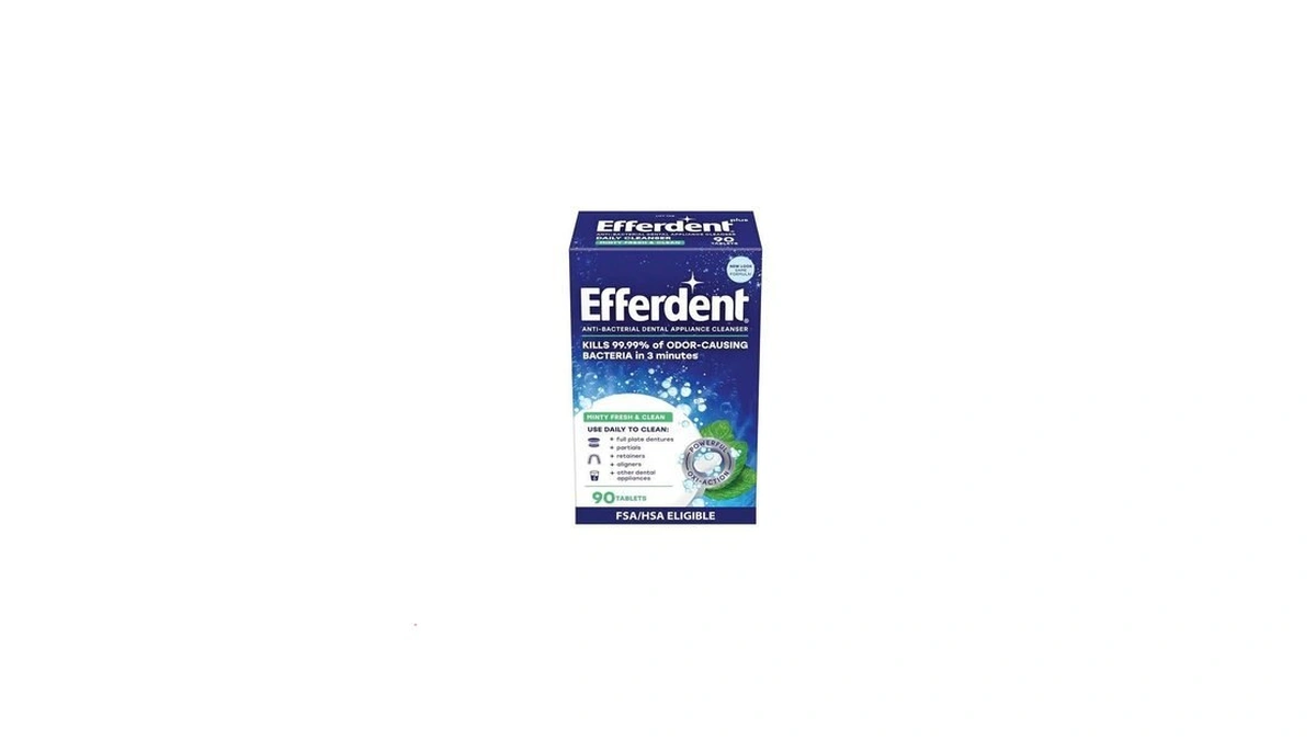 Efferdent Denture Cleaner Tablets β Dental Appliances, Aligners, Mouth Guard,