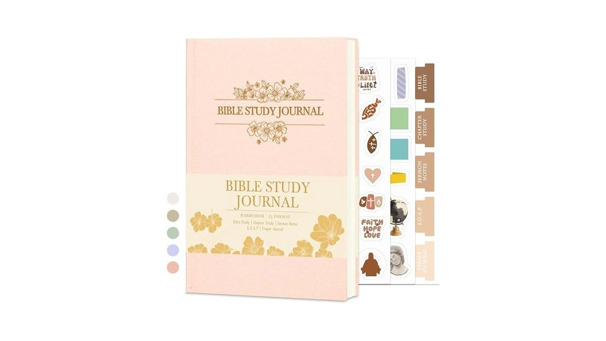 Xkdous Bible Journal Church Notes Journal, Bible Notebooks Study Supplies,