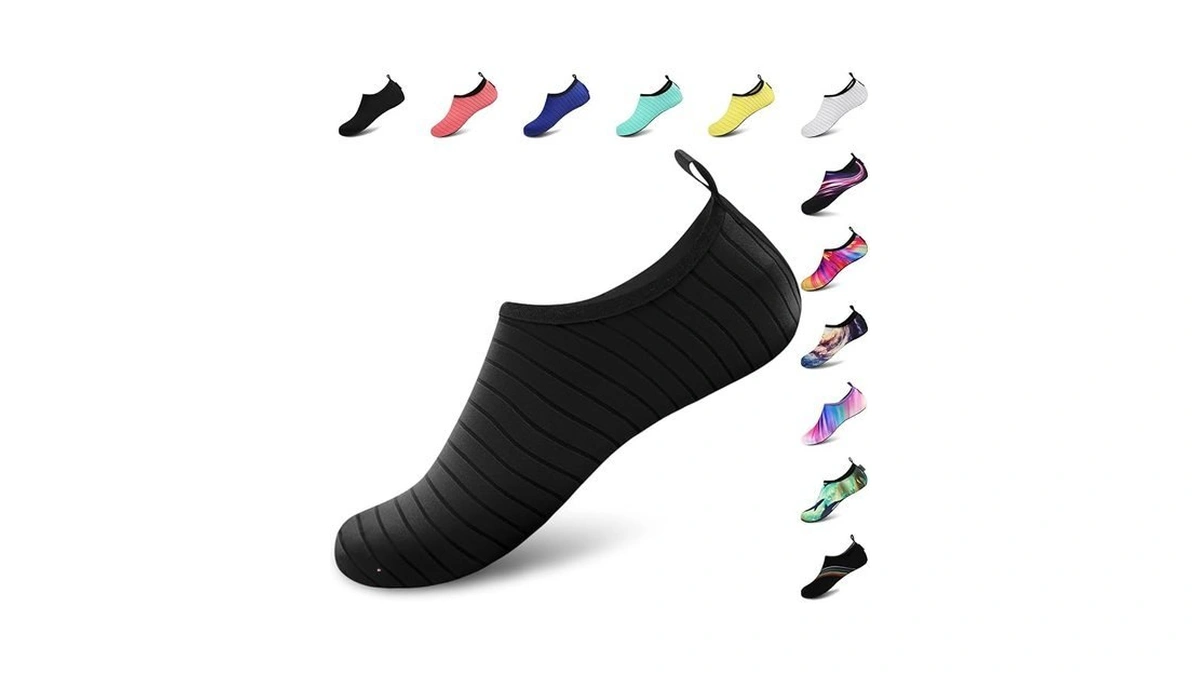 Vifuur Water Sports Shoes Barefoot Quick-dry Aqua Yoga Socks Slip-on