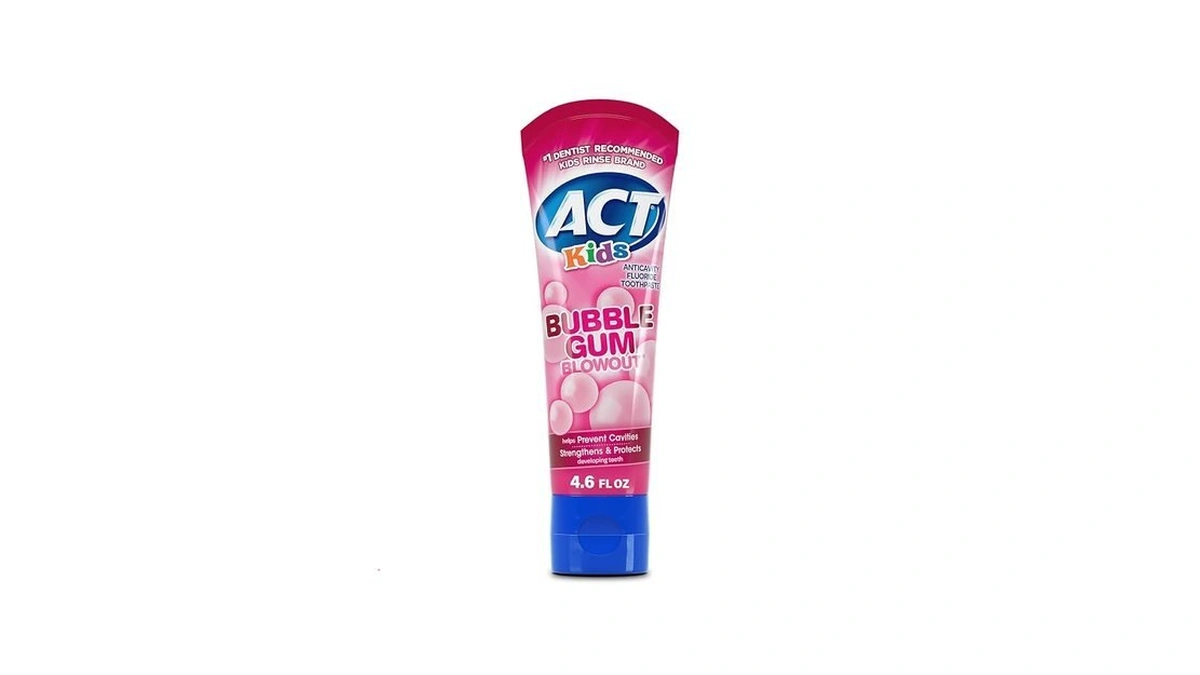 Act Kids Anticavity Fluoride Toothpaste 4.6 Oz. Bubble Gum Blowout