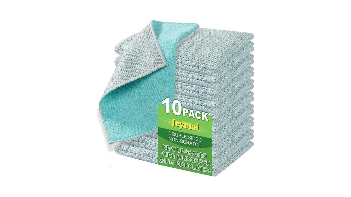Jeymei Non Scratch Wire Dishcloth,multipurpose Wire Dishwashing Rag,10pcs