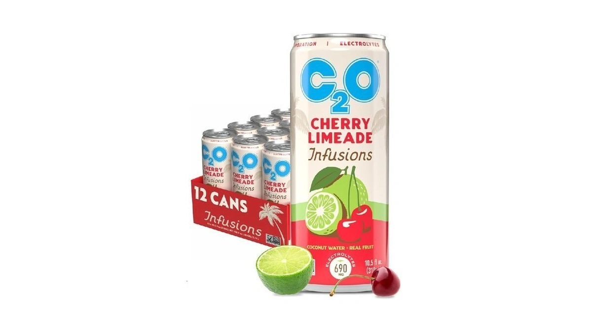C2o - Coconut Water Infusions - Cherry Limeade (12 Pack)