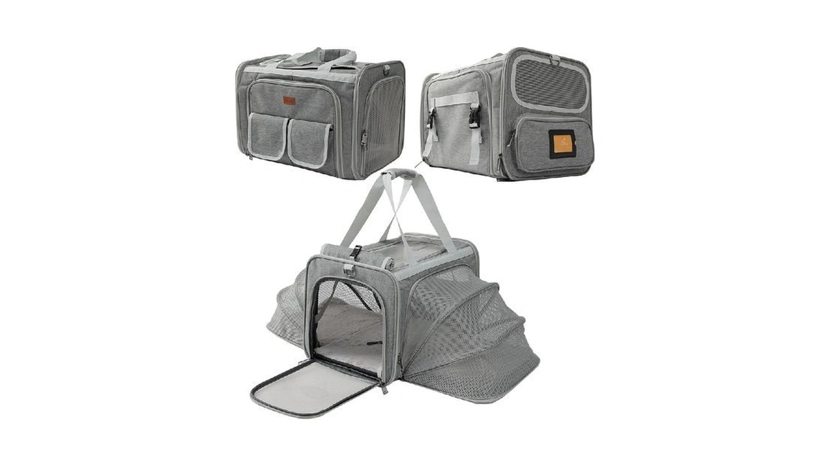 Patazone Cats Carrier For Small Dogs Puppy Cat Bag Expandable,airline