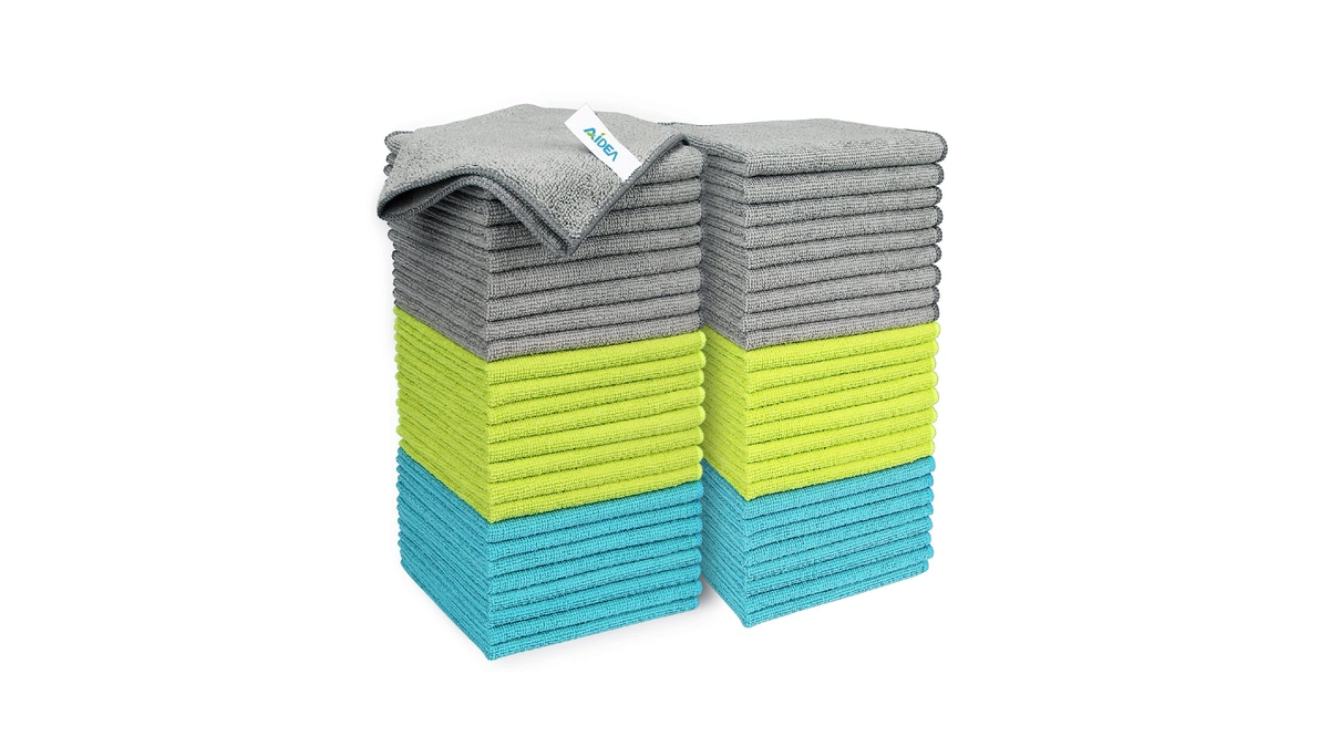 Amazon : Aidea Microfiber Cleaning Cloth-50pk, Mi