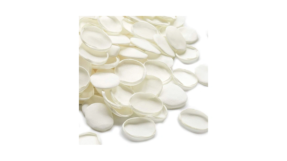 Floroom 300pcs Rose Petals Ivory Faux Silk Flower Petals For