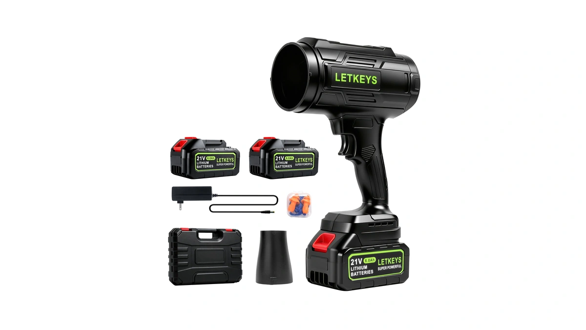 Letkeys Cordless Leaf Blower Rpm Electric Han...