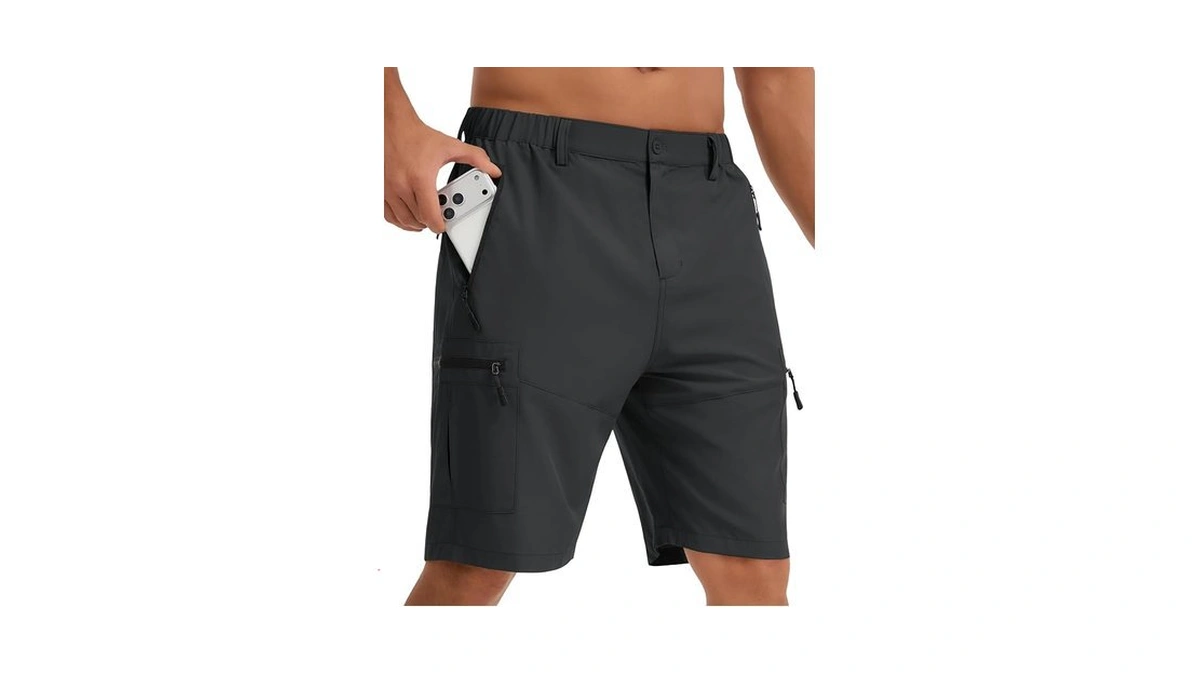 Uumiaer Men's Hiking Cargo Shorts 9" Lightweight Quick Dry Outdoor