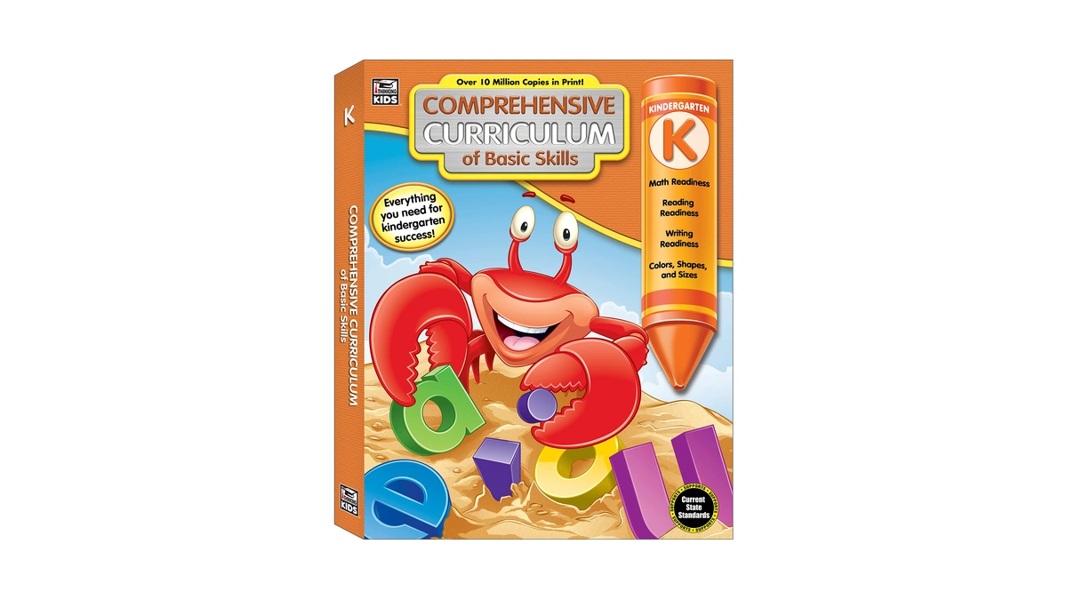 Comprehensive Curriculum Of Basic Skills Kindergarten Workbook, Math, Reading, Writing,