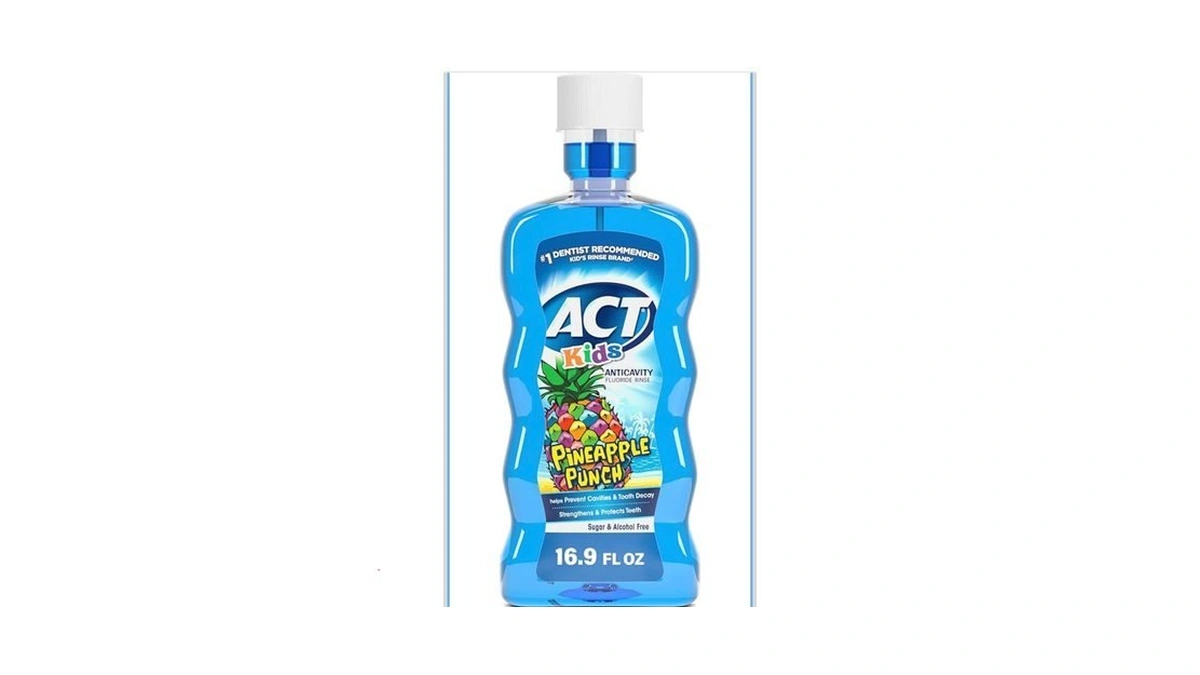 Act Kids Anticavity Fluoride Rinse Pineapple Punch 16.9 Fl. Oz.