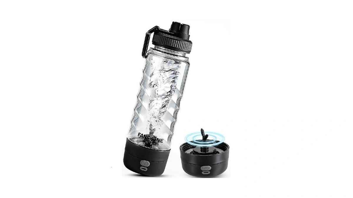 Fans-one Electric Protein Shaker Bottle, 24 Oz Usb C Rechargeable
