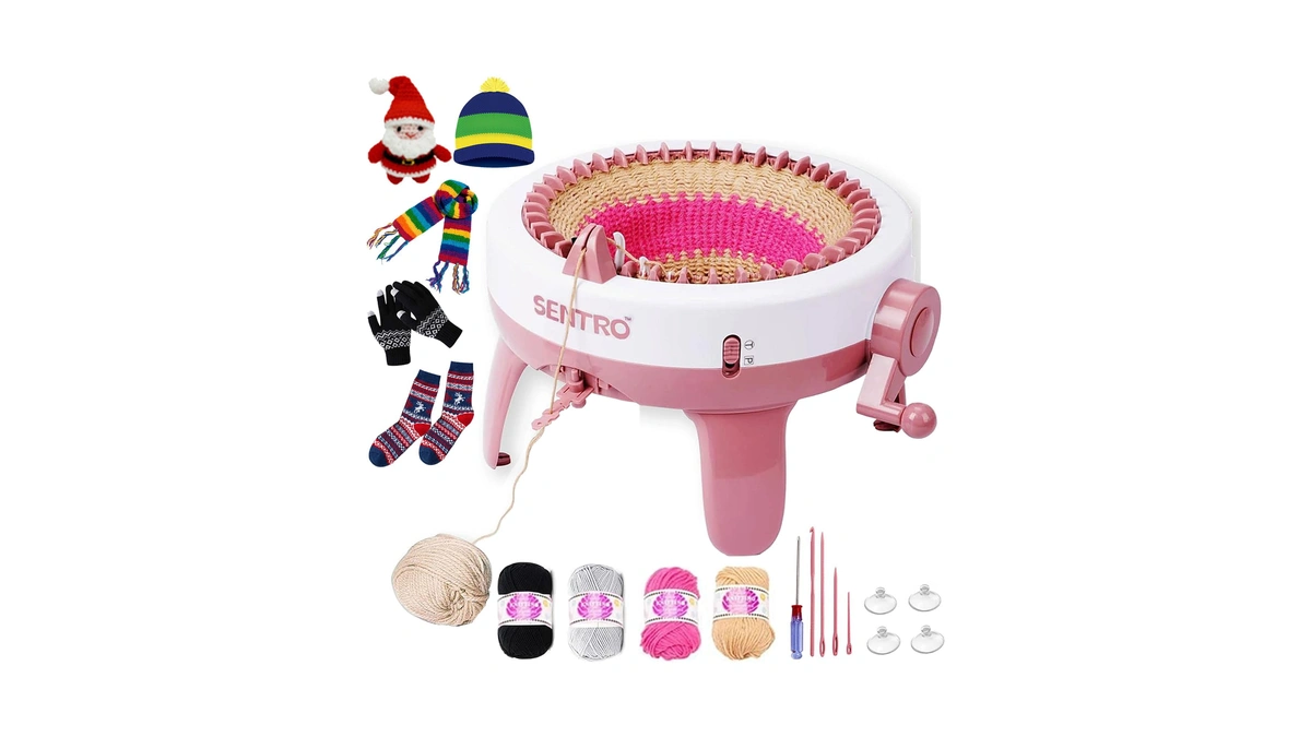 Sentro Knitting Machine, 48 Needles Smart Knitting Crochet Machine With