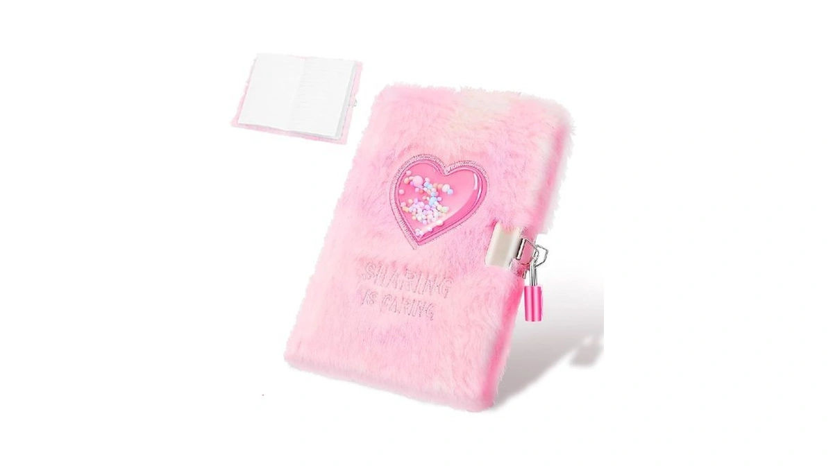 Totority Girl's Diary Notebook With Lock Notebooks Note Book The