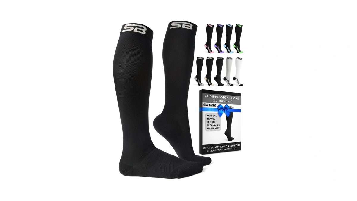 Sb Sox Compression Socks For Men & Women (20-30mmhg) β