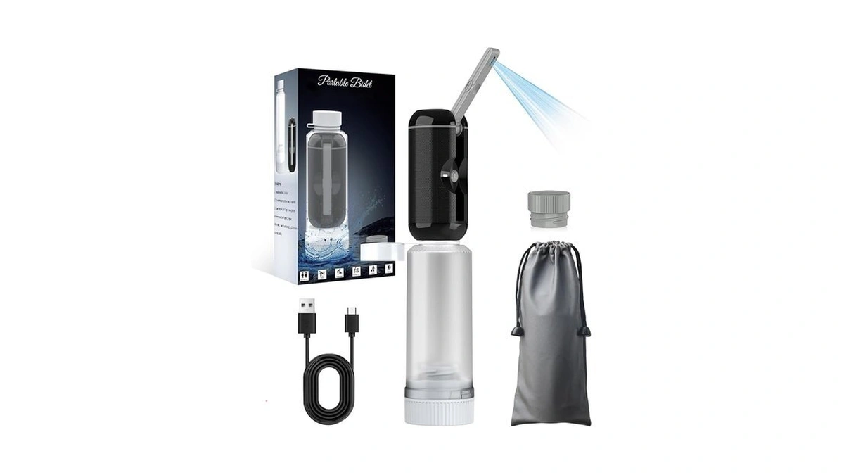 Portable Bidet For Travel, Rechargeable Travel Bidet Sprayer Fits Various