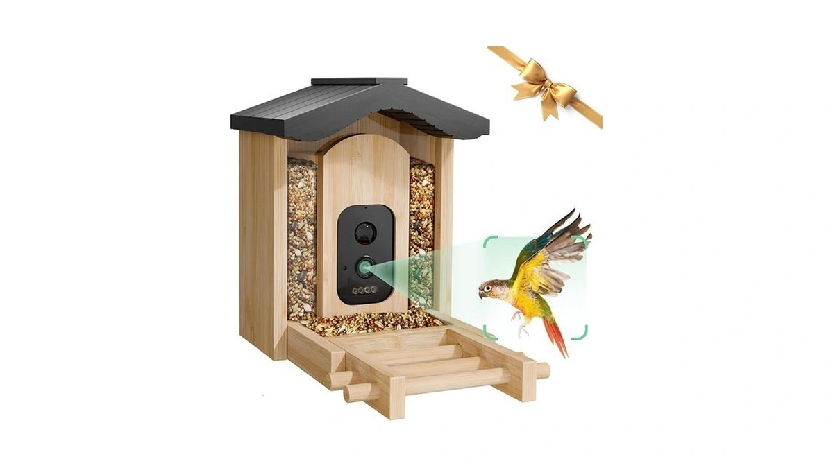 Visiogear Bird Feeder With Camera, Smart Bird Feeder For Outdoors,