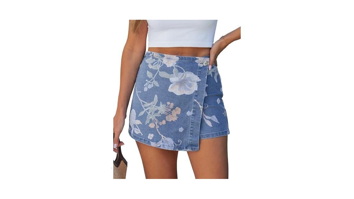 Luvamia Womens Denim Skirt Denim Skirts For Women Jean Skirt