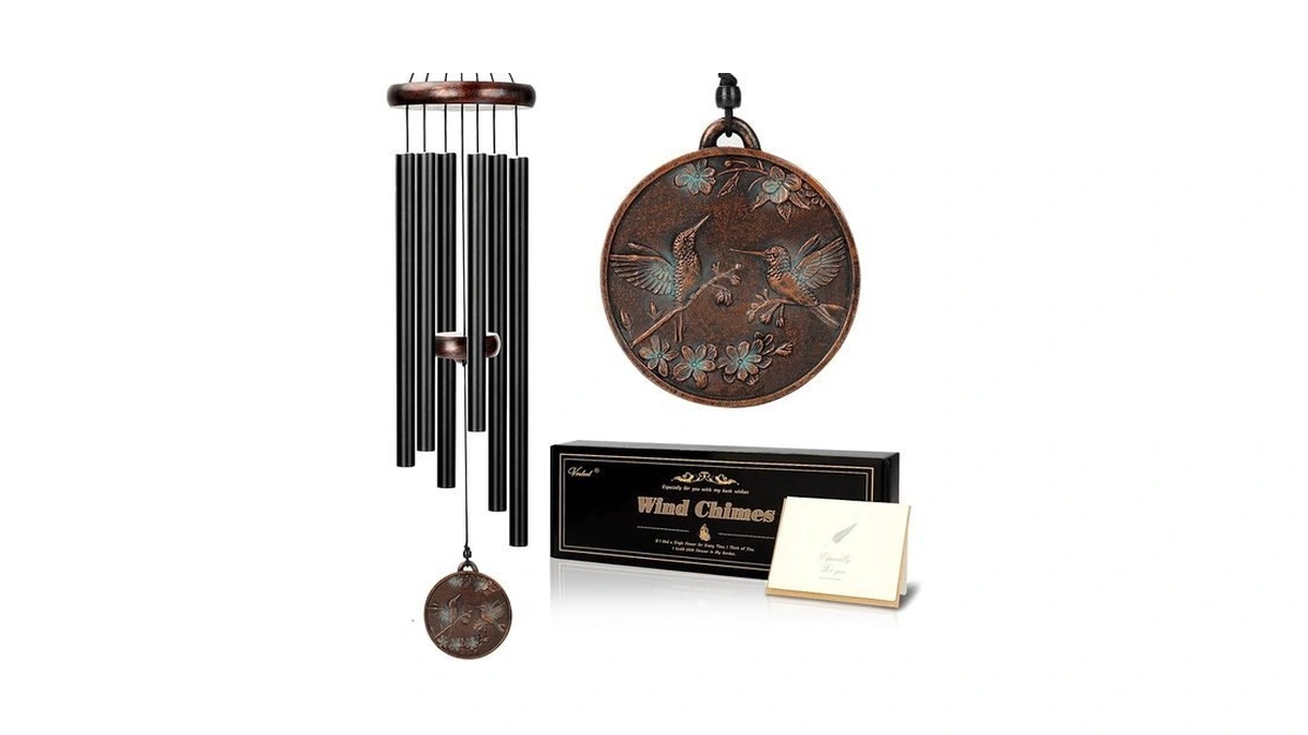 Wind Chimes For Outside, 32" Hummingbird Outdoor Wind Chime, Deep