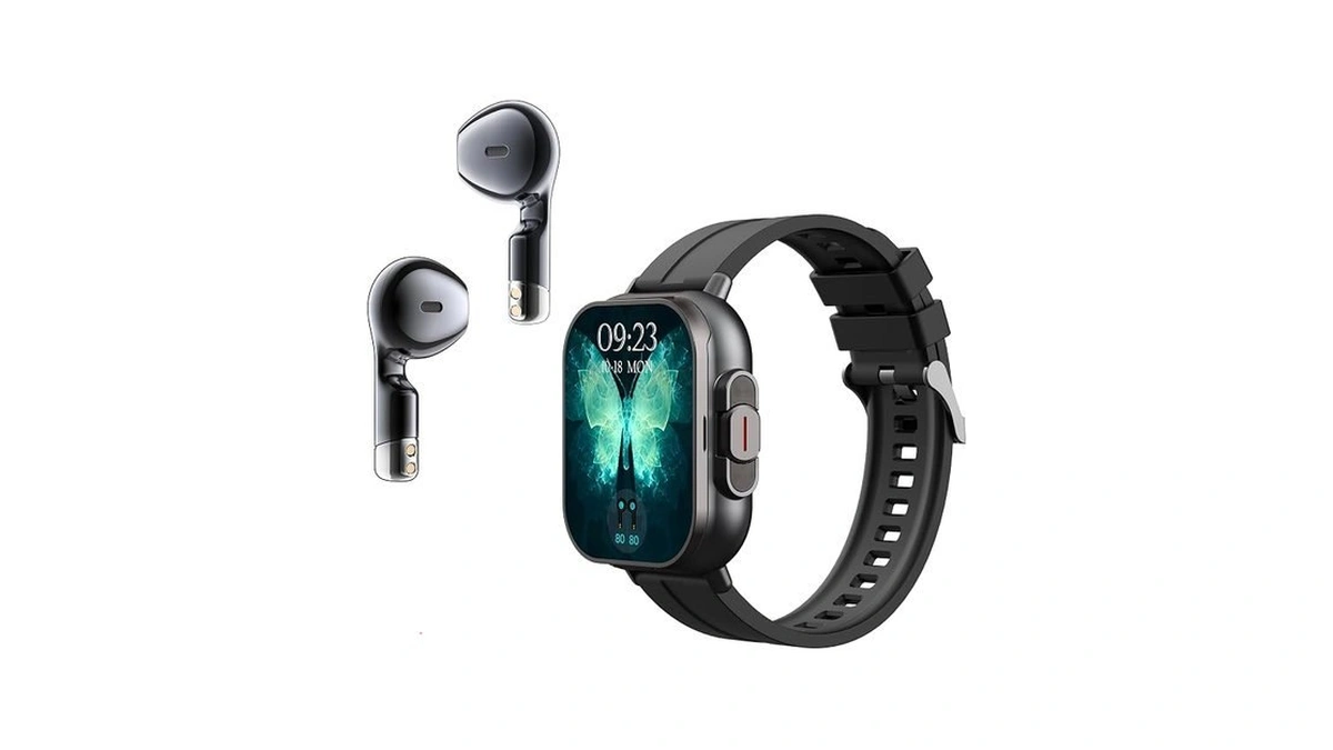 Mingtawn Smart Watch With Earbuds, 2 In 1 Bluetooth Smartwatch