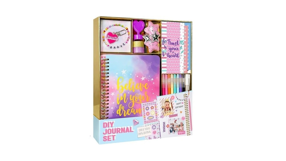 Nollh Diy Journal Kit For Girls - 200+pcs Teen Tween