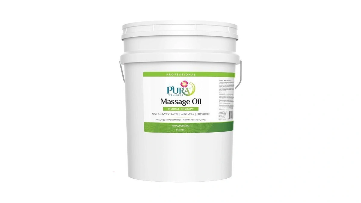 Pura 1st Herbal Therapy 5 Gallon Massage Oil, Aloe Vera,