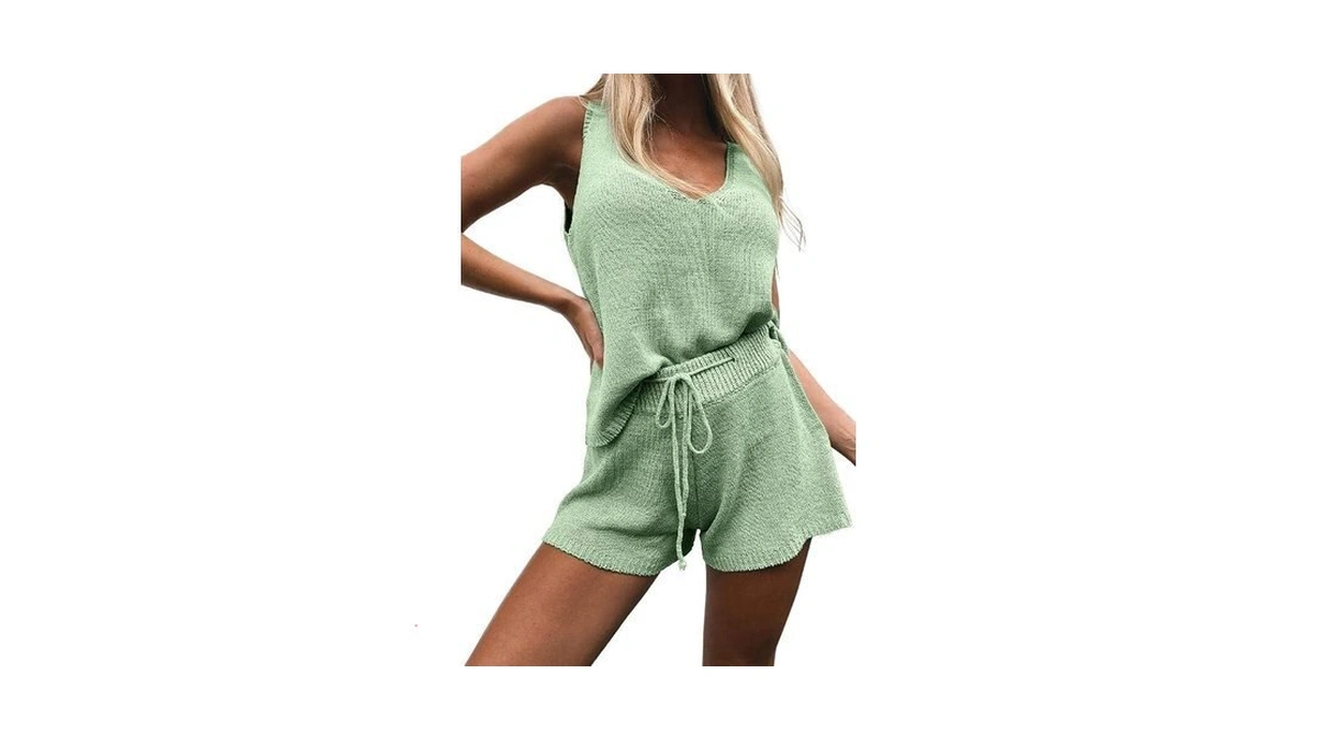 Imily Bela Women's Summer Lounge Sets Knit 2 Piece Outfits