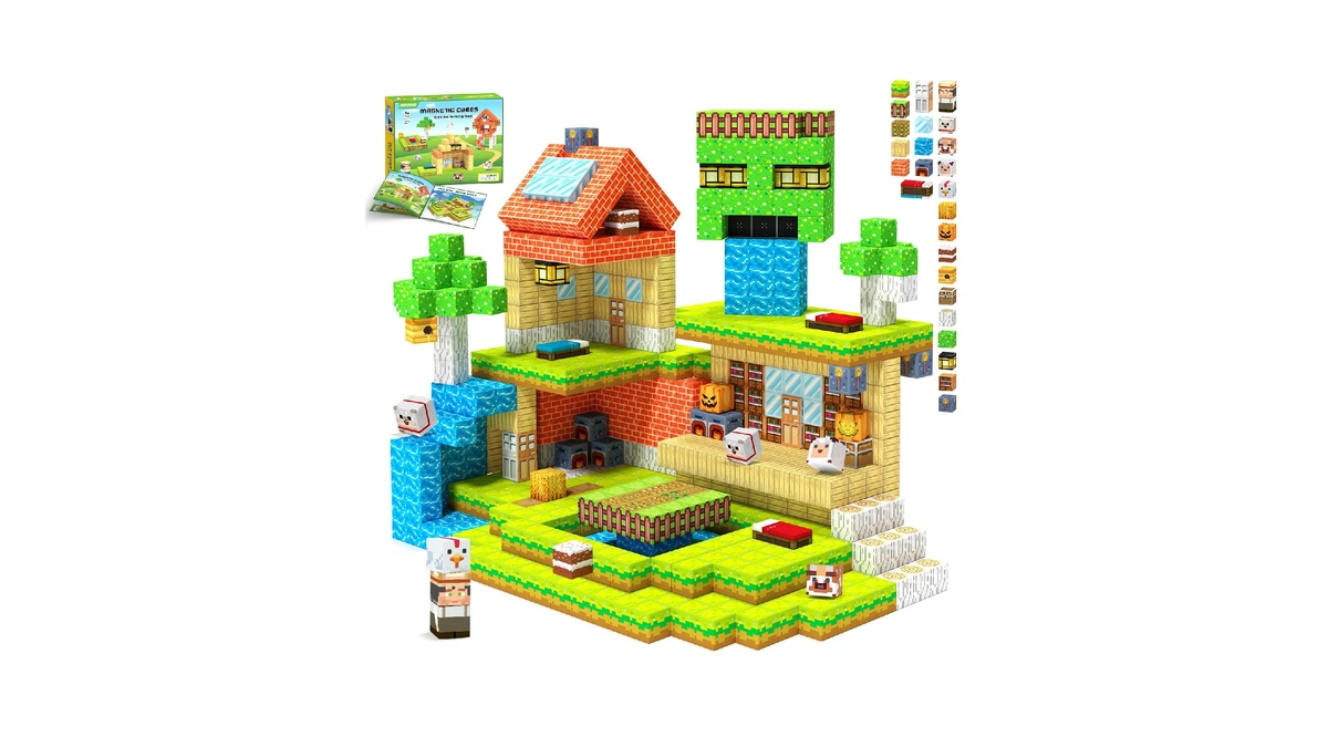 Magnetic Blocks,birthday Gift Toys For 3 4 5 6 7
