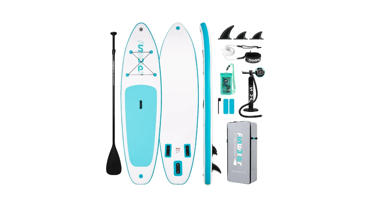 Funwater Sup Inflatable Stand Up Paddle Board 10'6Γ33"Γ6" Ultra-light Inflatable