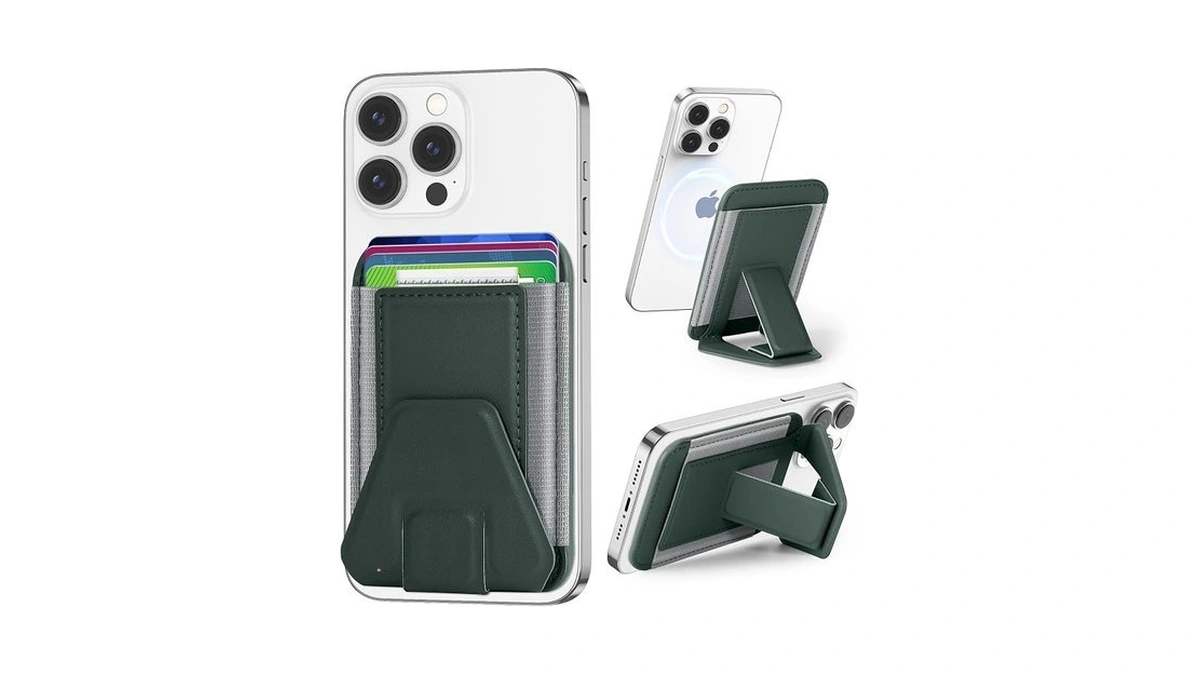 Extrelife Magnetic Wallet Card Holder Compatible With Magsafe Wallet Stand