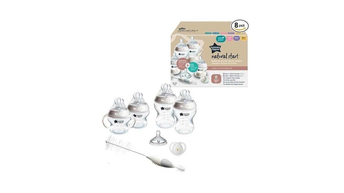 Tommee Tippee Natural Start Baby's First Bottle And Pacifier 8