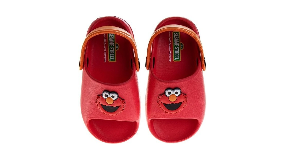 Sesame Street Clog Sandals With Backstrap - Open Toe Slides