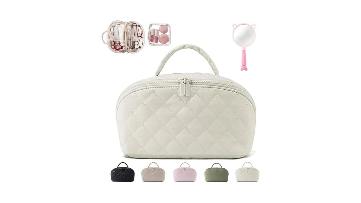 Illuminate Makeup Bag, Make Up Bag,travel Makeup Bag For Women,180°open