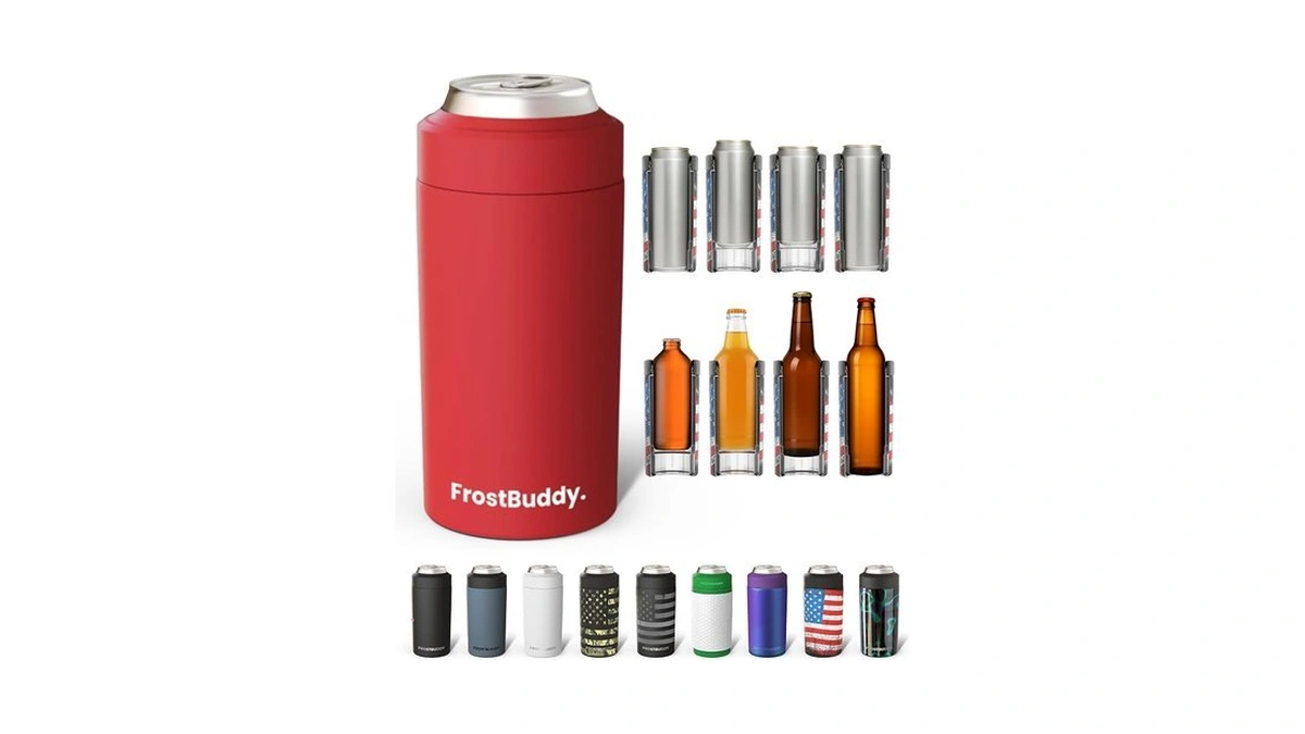 Frost Buddy Universal Can Cooler - Fits Slim Cans, 12
