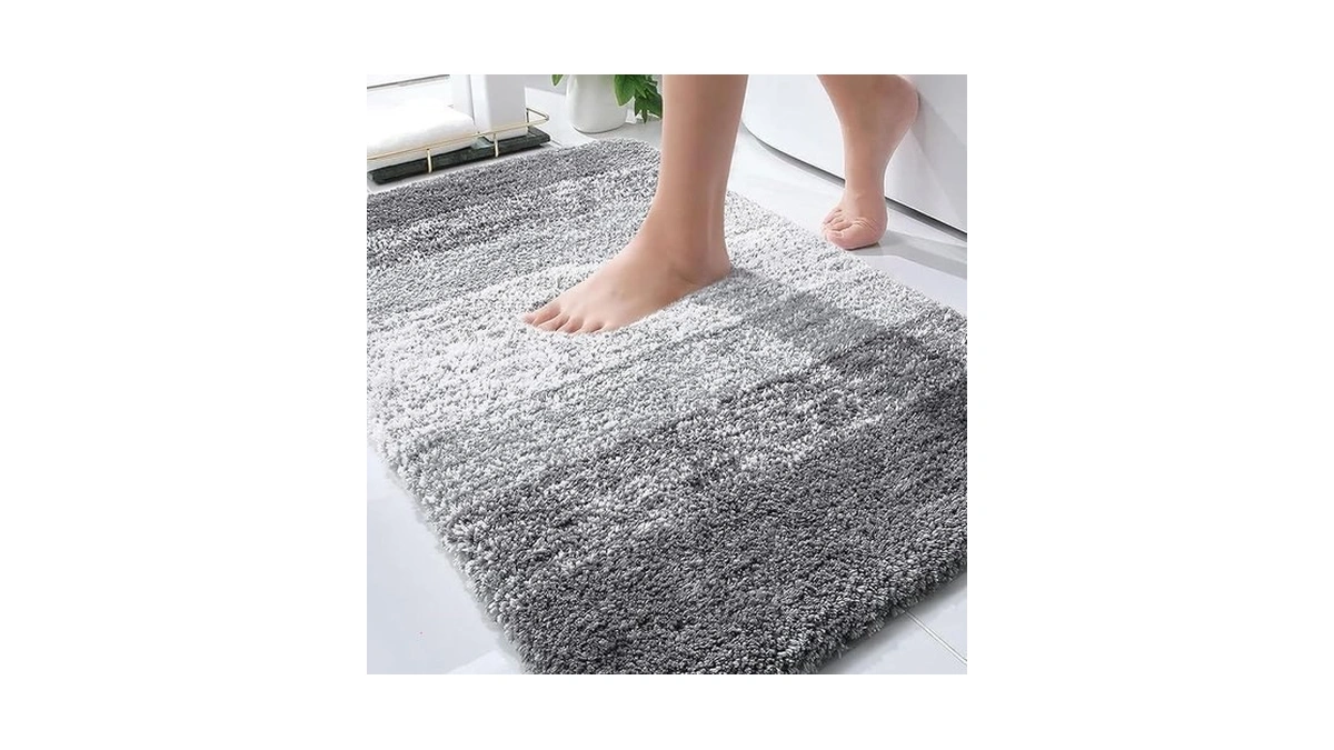 Olanly Bathroom Rugs Mat 30x20, Extra Soft Absorbent Microfiber Bath