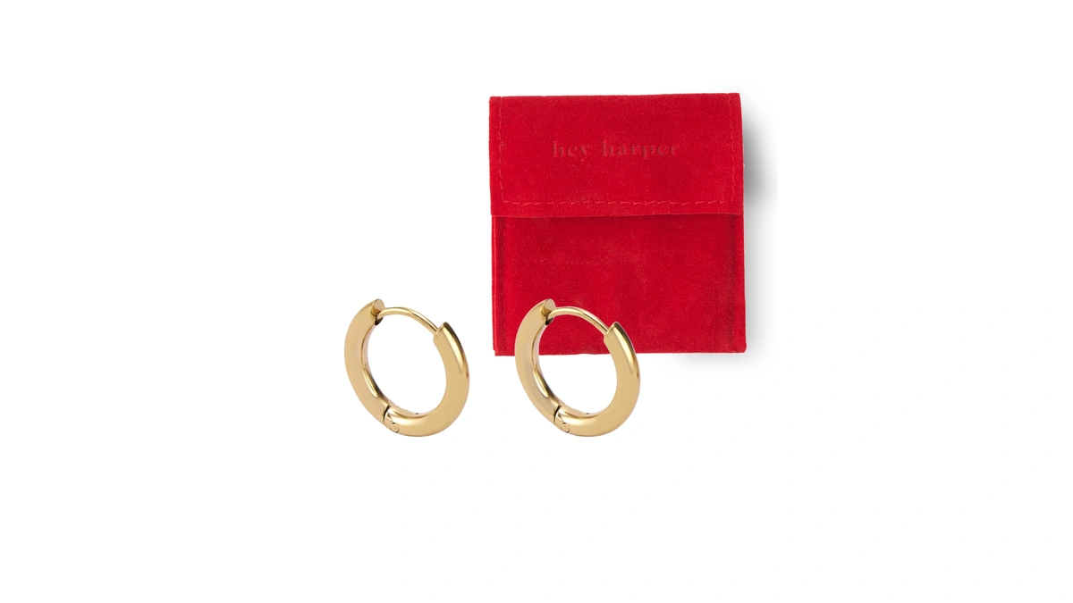 Hey Harper Hoop Earrings For Women Trendy - Lightweight Waterproof