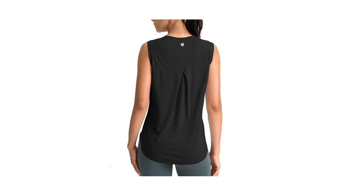 Santiny Women's Sleeveless Workout Tops Breathable Lightweight Active Tennis Yoga