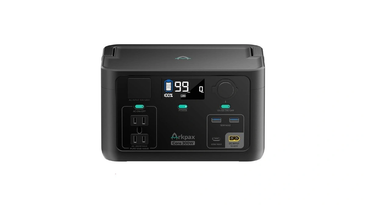 Arkpax Portable Power Station 300w, 600w Peak Backup Lifepo4 Battery