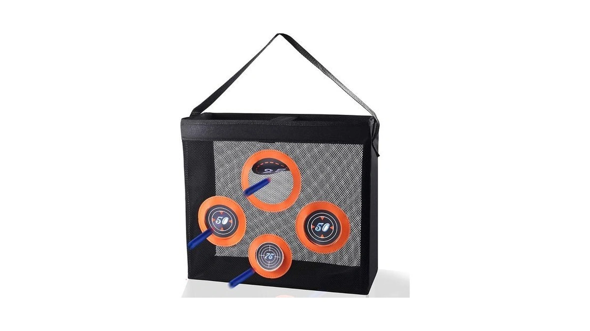 Hely Cancy Portable Shooting Practice Target Toy Storage Mesh Bag