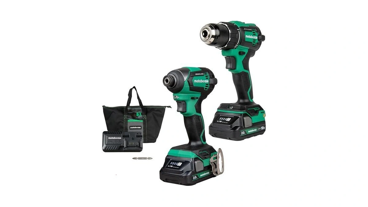 Metabo Hpt 18v Multivolt Cordless Brushless Driver Drill & Impact