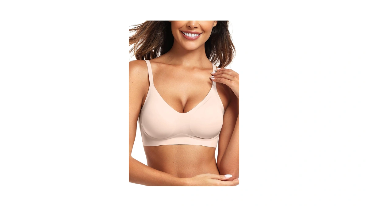 Vertvie Womens Seamless Bra No Underwire Comfort Push Up Bras