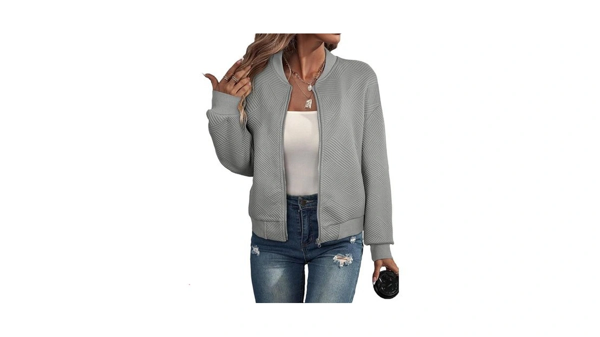 Evaless Women's Casual Coat Bomber Jackets For Women Trendy 2026