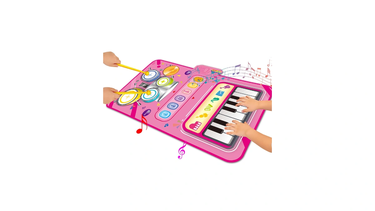 Toys For 1 Year Old Girl Gift,2 In 1 Piano